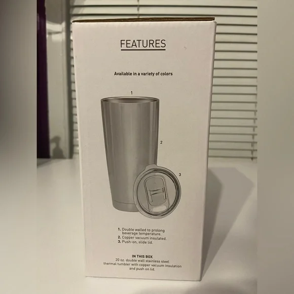 Infinity Series Stainless Steel Tumbler - 20 oz - New in Box - Picture 4 of 6